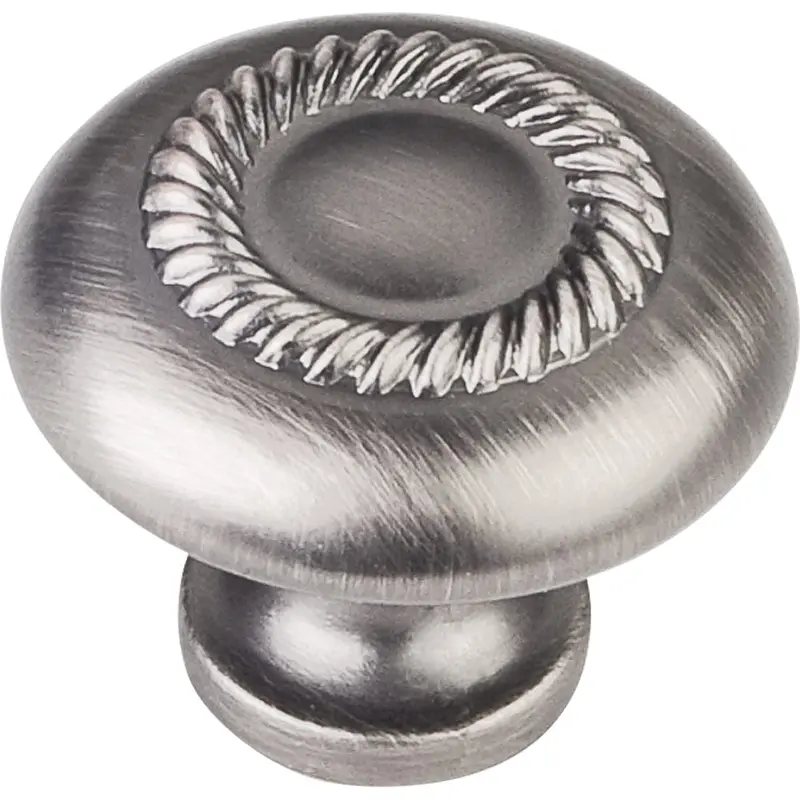 Cypress Knob, 1-1/4" Dia.,  Brushed Pewter