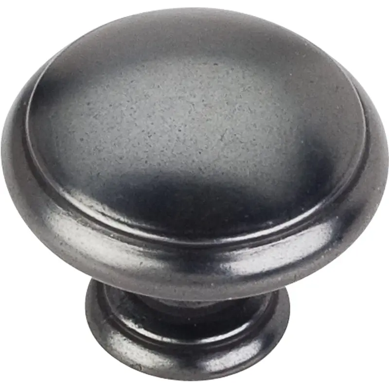 Gatsby Knob, 1-3/16" Dia.,  Gun Metal