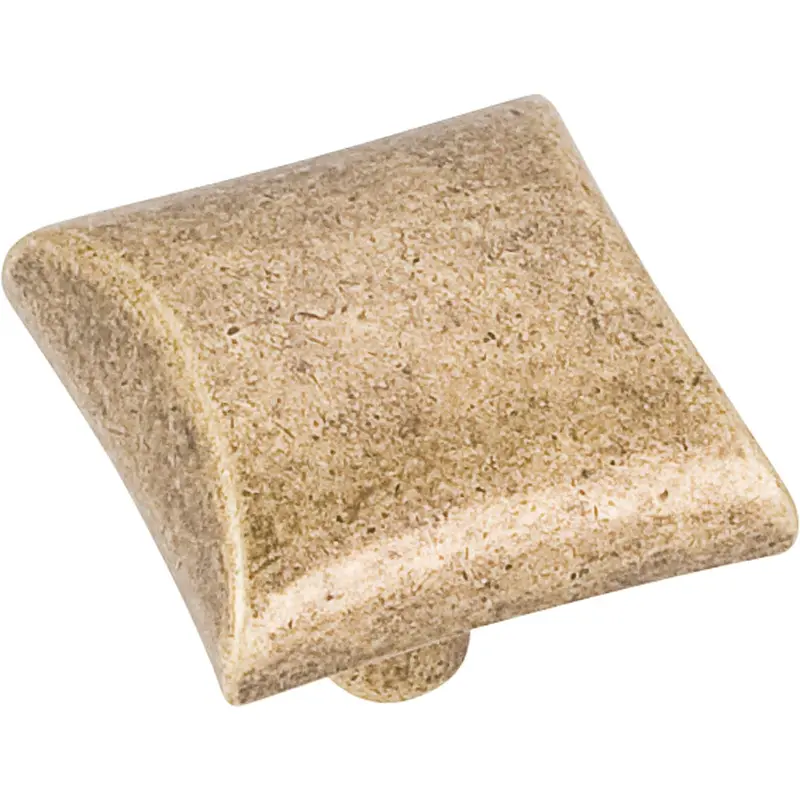 Glendale Knob, 1-1/8" O.L.,  Distressed Antique Brass