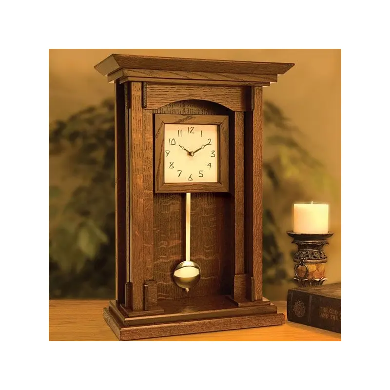 Arts and Crafts Pendulum Clock - Downloadable Plan