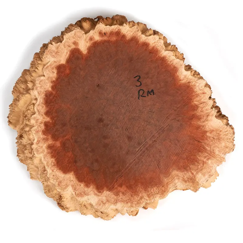 Australian Red Mallee Burl Slice - 2 kg - 4 kg