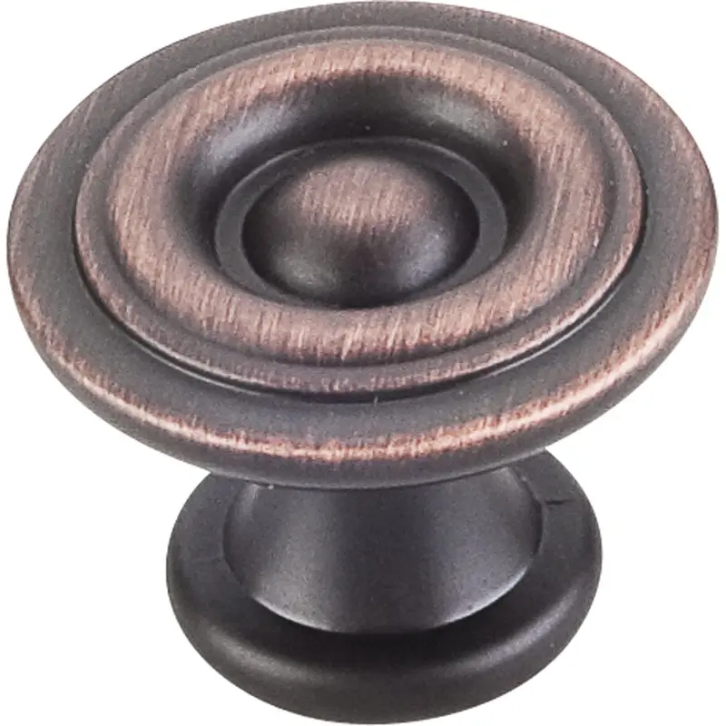 Syracuse Knob, 1-3/16" O.L., Brushed Oil Rubbed Bronze