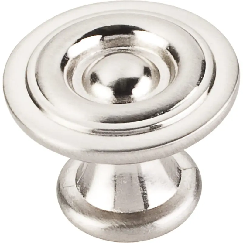 Syracuse Knob, 1-3/16" O.L., Satin Nickel