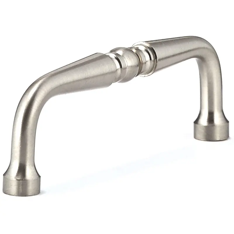 Traditional Pull, 3-1/2" Center-to-Center, Brushed Nickel