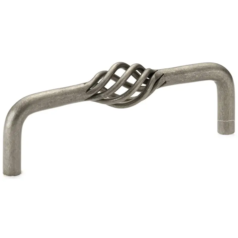 Traditional Pull, 4" Center-to-Center, Natural Iron