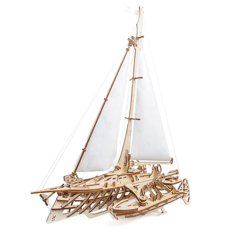 Trimaran Merihobus Sailboat Model Kit