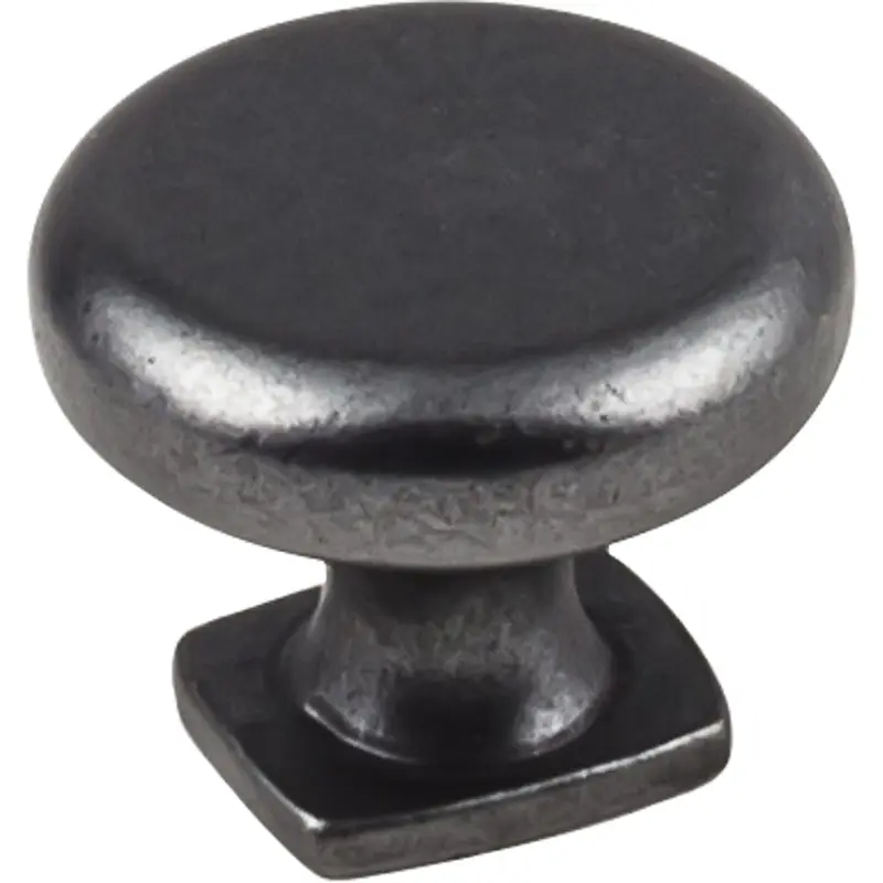 Belcastel 1 Knob, 1-3/8" Dia.,  Gun Metal