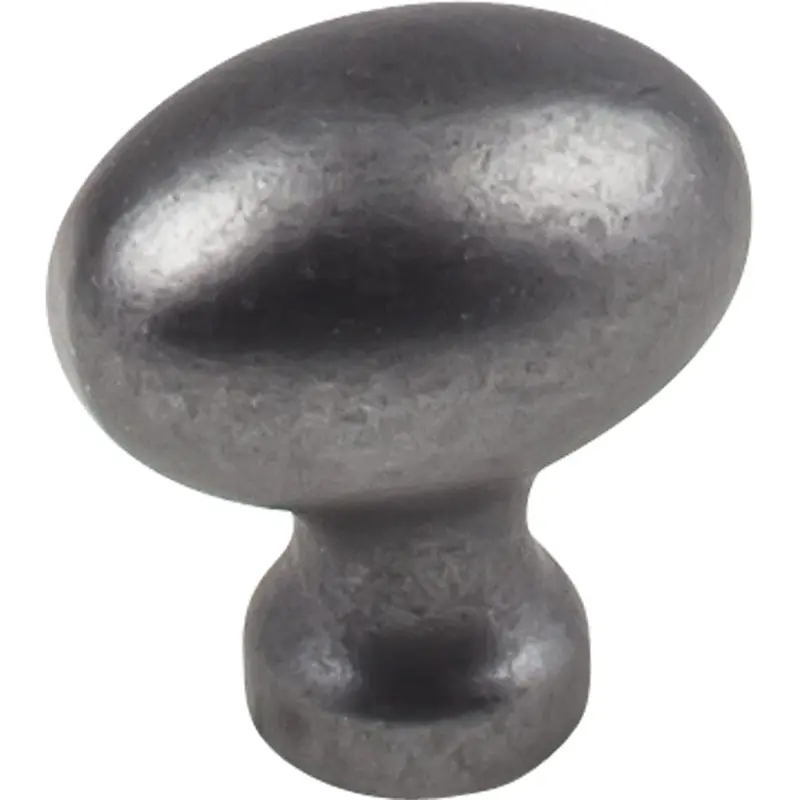 Bordeaux Knob, 1-3/16" O.L., Gun Metal