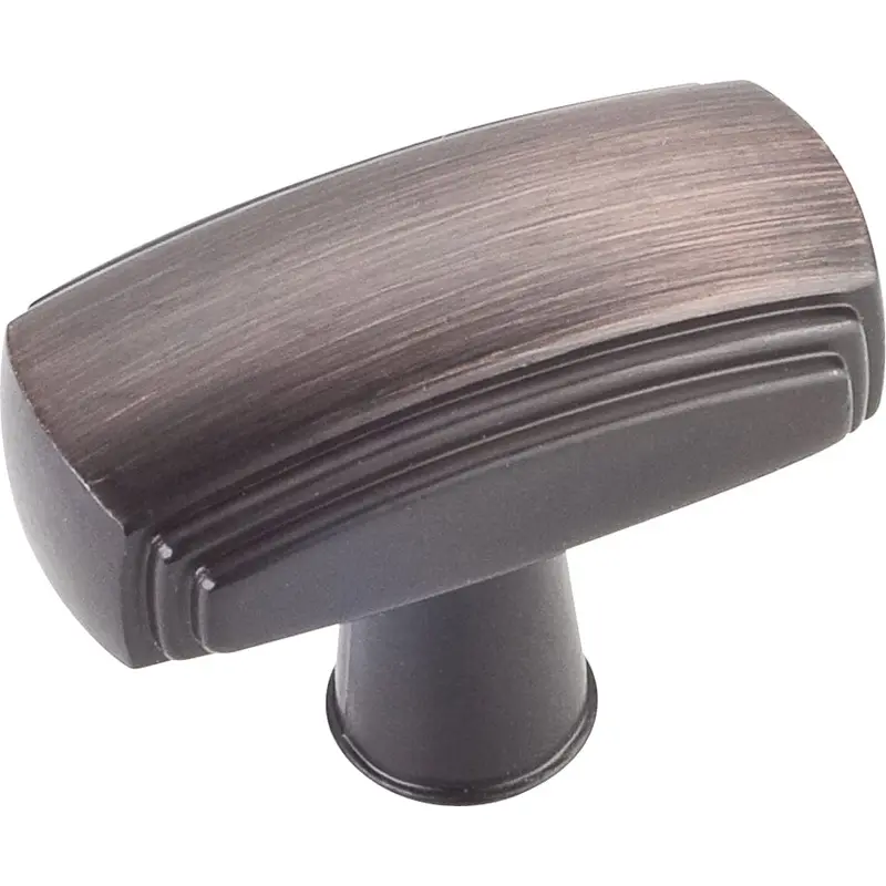 Delgado Knob, 1-9/16" O.L.,, Brushed Oil Rubbed Bronze