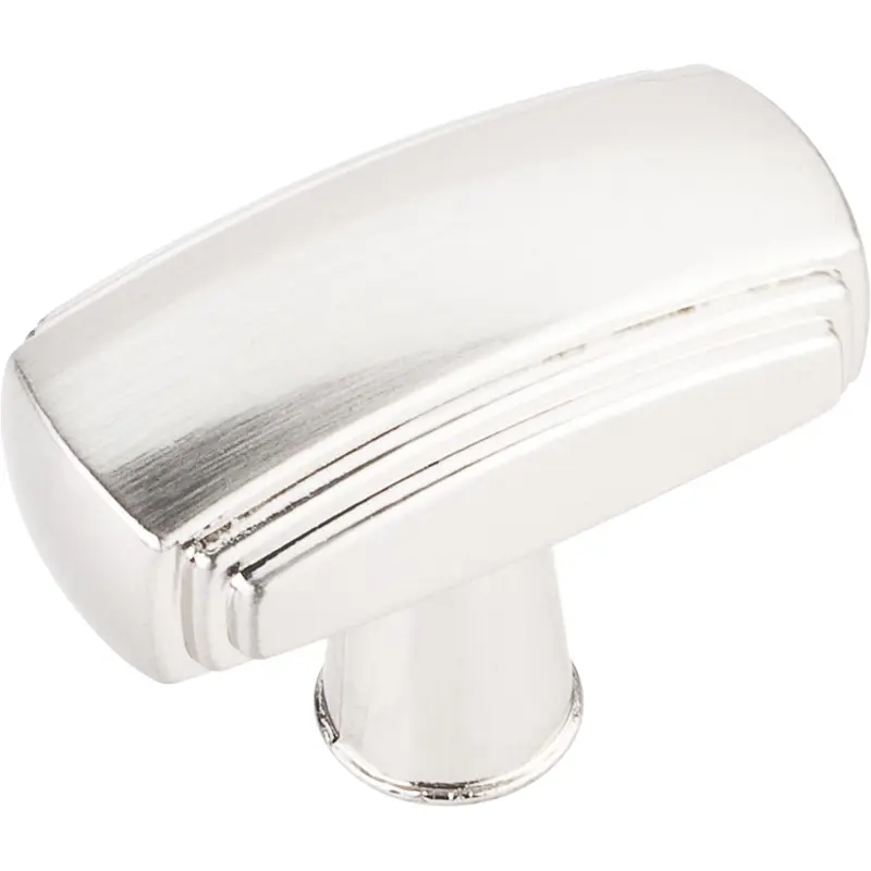 Delgado Knob, 1-9/16" O.L.,, Satin Nickel