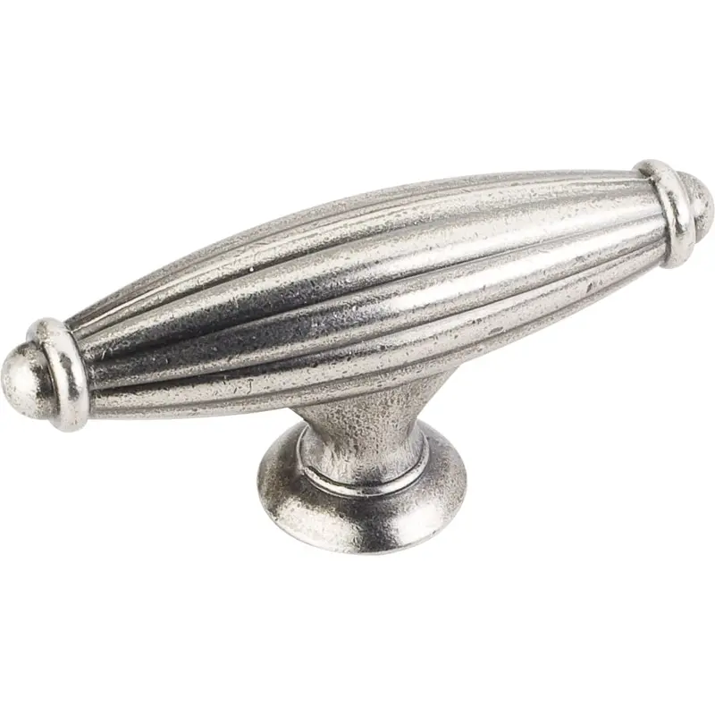 Glenmore Knob, 2-5/8" O.L., Distressed Pewter