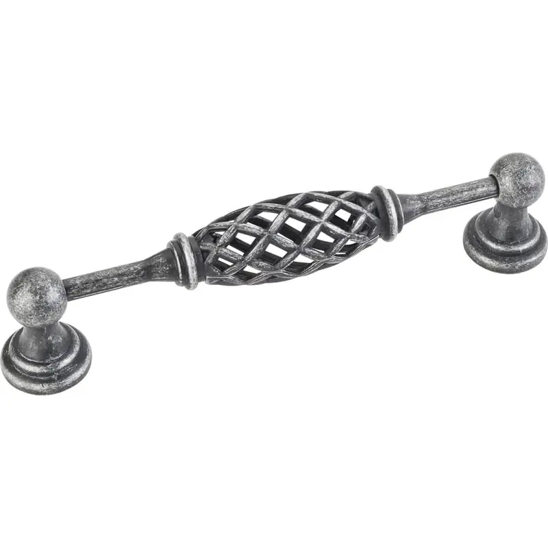 Tuscany Pull, 128 mm C/C, Distressed Antique Silver
