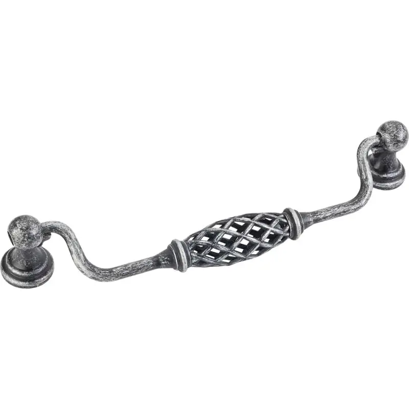 Tuscany Pull, 160 mm C/C, Distressed Antique Silver