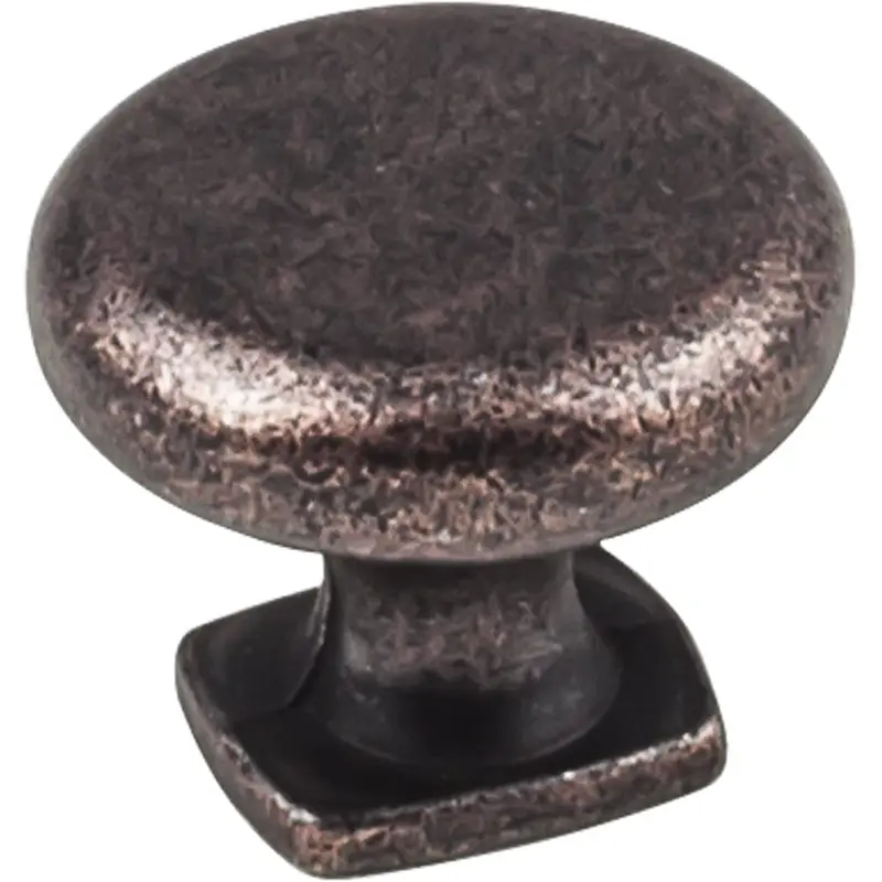 Belcastel 1 Knob, 1-3/8" Dia.,  Distressed Oil Rubbed Bronze