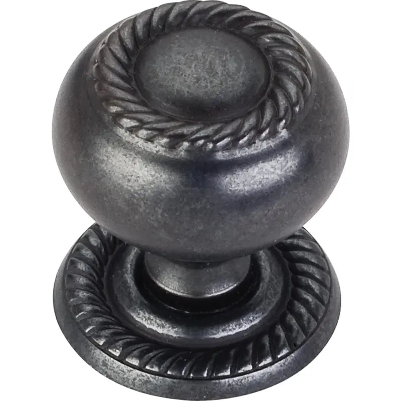 Rhodes Knob, 1-1/4" Dia., Gun Metal