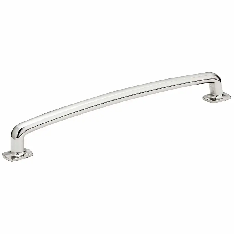 Transitional Pull, 7-9/16" Center-to-Center, Polished Nickel