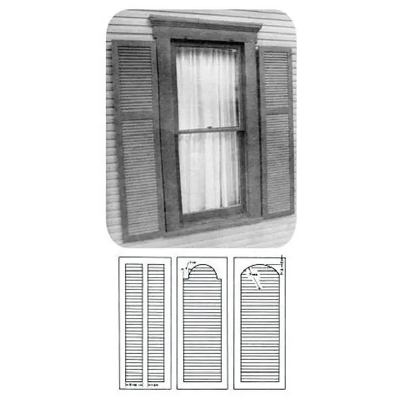 Woodworking Project Paper Plan to Build Plantation Shutter