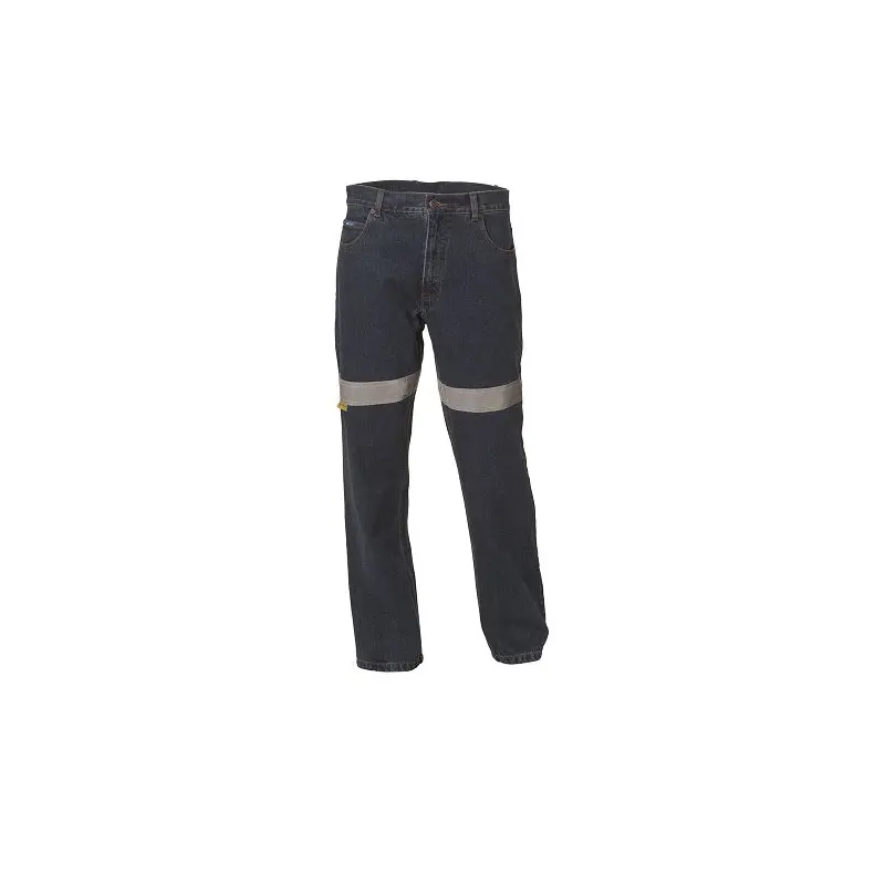 WS Workwear Mens Stretch Jeans Stonewash - Hi Vis