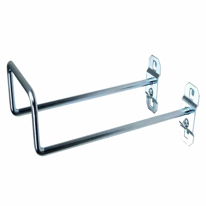 8 In. 30 Degree Bend 2-3/4 In. I.D. Steel Double Closed End Loop Hook for LocBoard, 5 Pack