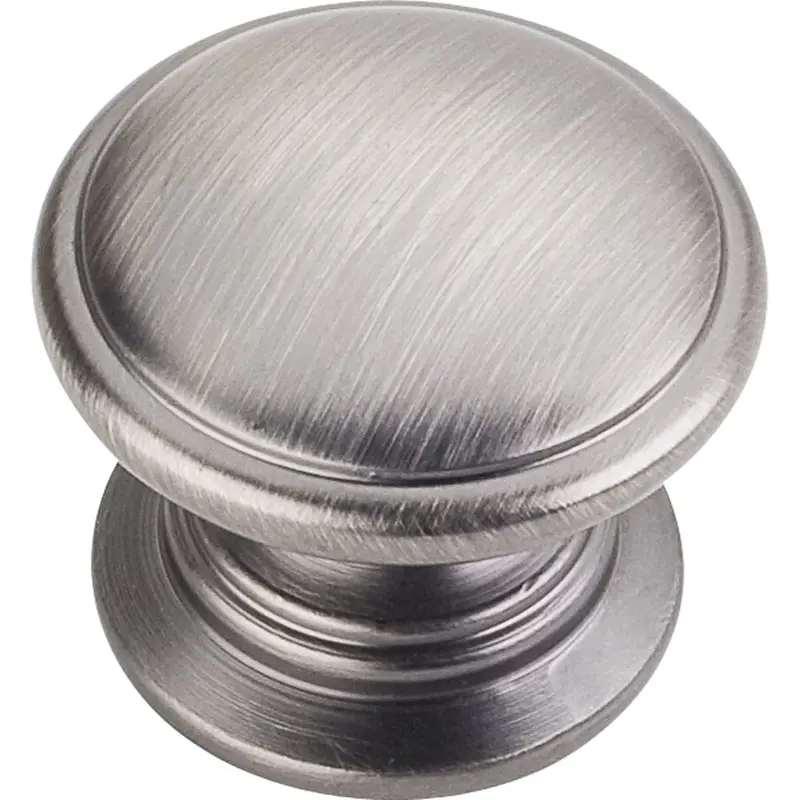 Durham Knob, 1-1/4" Dia.,  Brushed Pewter