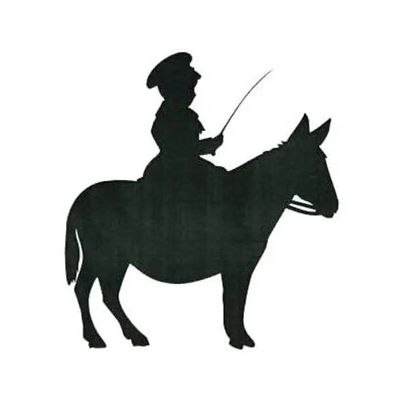 Woodworking Project Paper Plan to Build Mule Boy Shadow Pattern