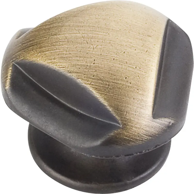 Chesapeake Knob, 1-5/16" Dia.,  Antique Brushed Satin Brass