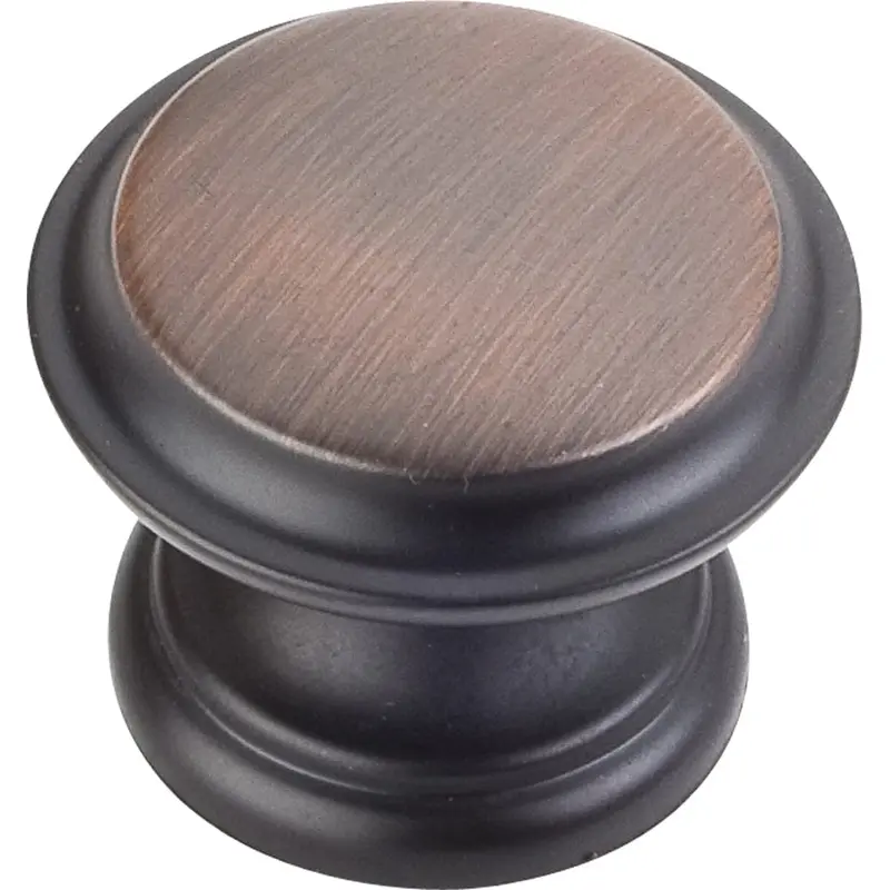 Cordova Knob, 1-3/8" Dia.,  Brushed Oil Rubbed Bronze