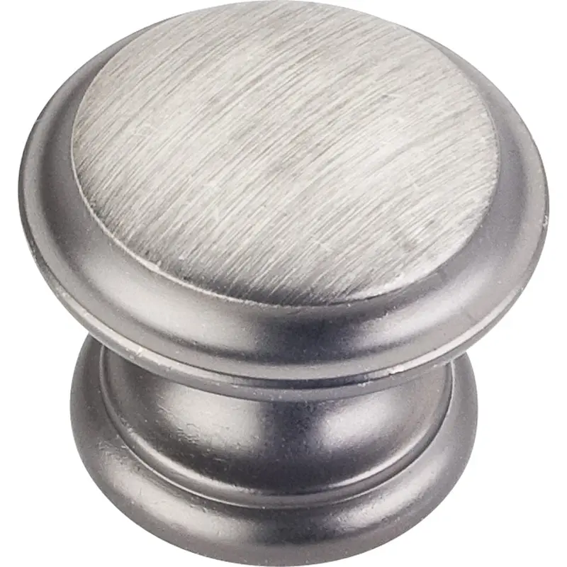 Cordova Knob, 1-3/8" Dia.,  Brushed Pewter