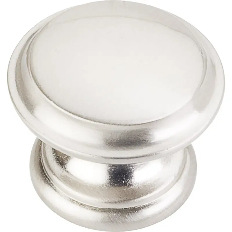 Cordova Knob, 1-3/8" Dia.,  Satin Nickel