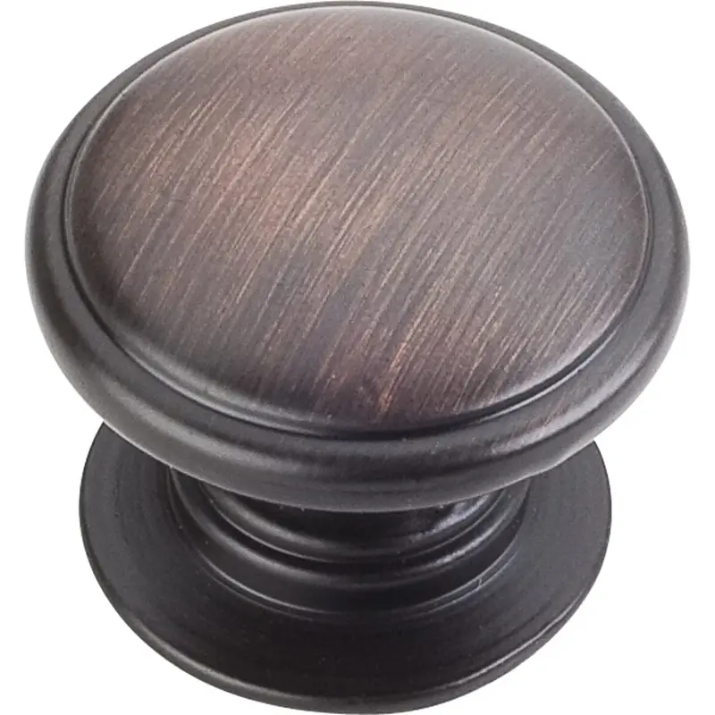 Durham Knob, 1-1/4" Dia.,  Brushed Oil Rubbed Bronze