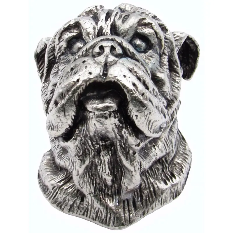 Bulldog Knob Pewter Oxide