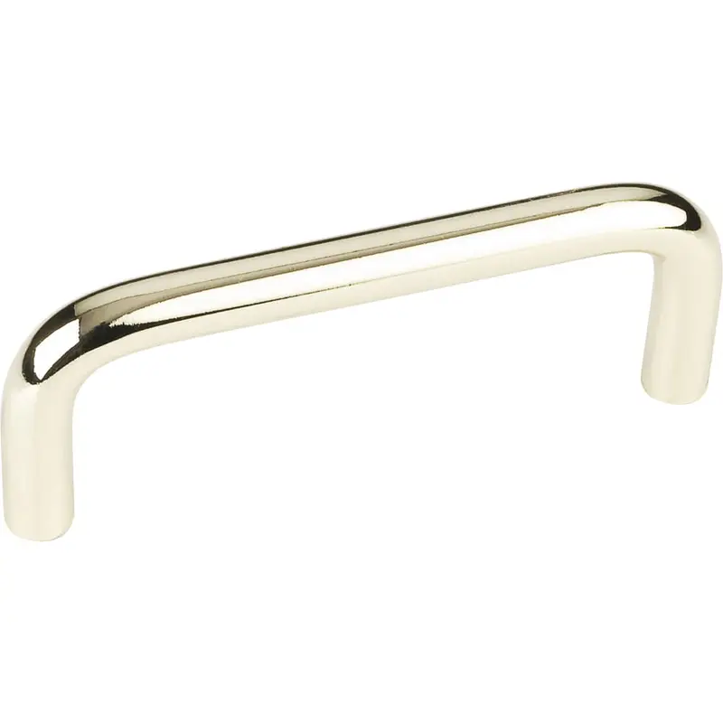 Torino Wire Pull, 3" C/C, Polished Brass