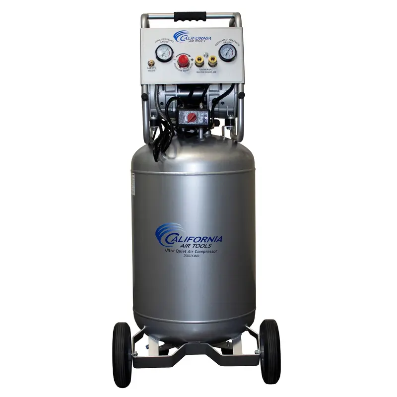 2HP 20 Gallon Oil-Free Steel Tank Air Compressor with Auto Drain Valve