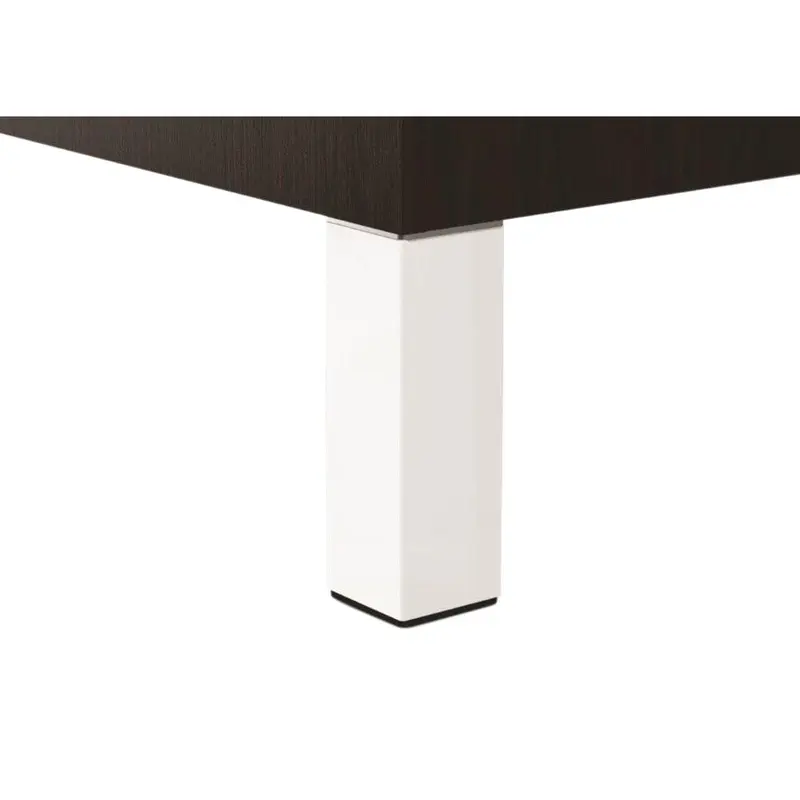 5-29/32" (150 mm) Adjustable Furniture Leg Matte White Pack of 4