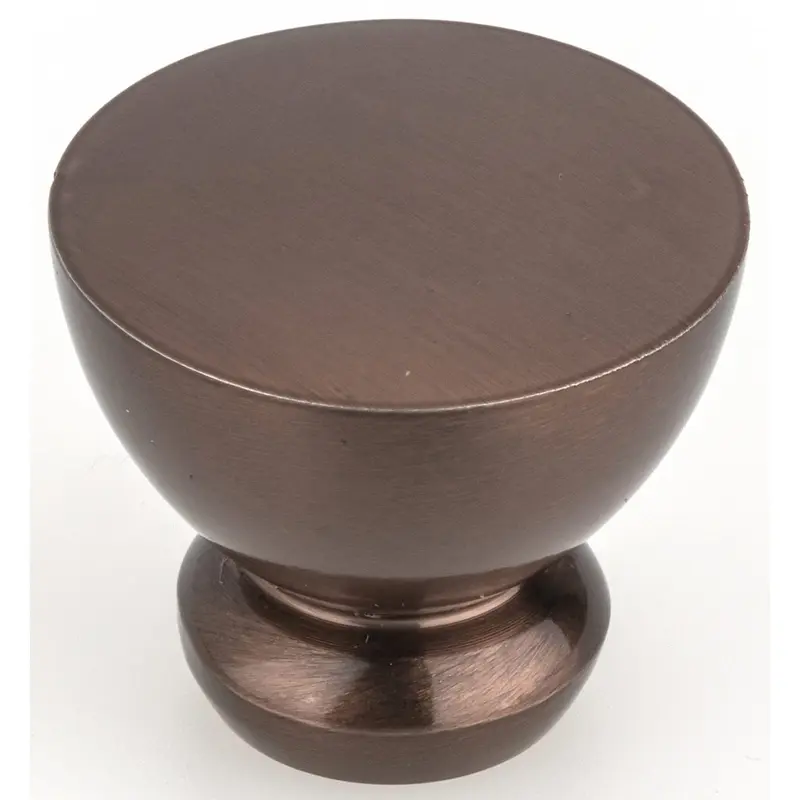 Contemporary Knob, 1-1/32" D, Oriental Bronze