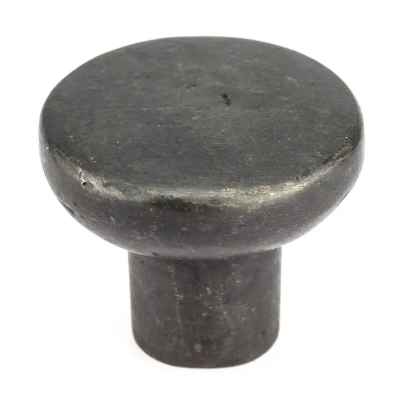 Smooth Traditional Knob - 1-3/8" Diameter - Dark Bronze