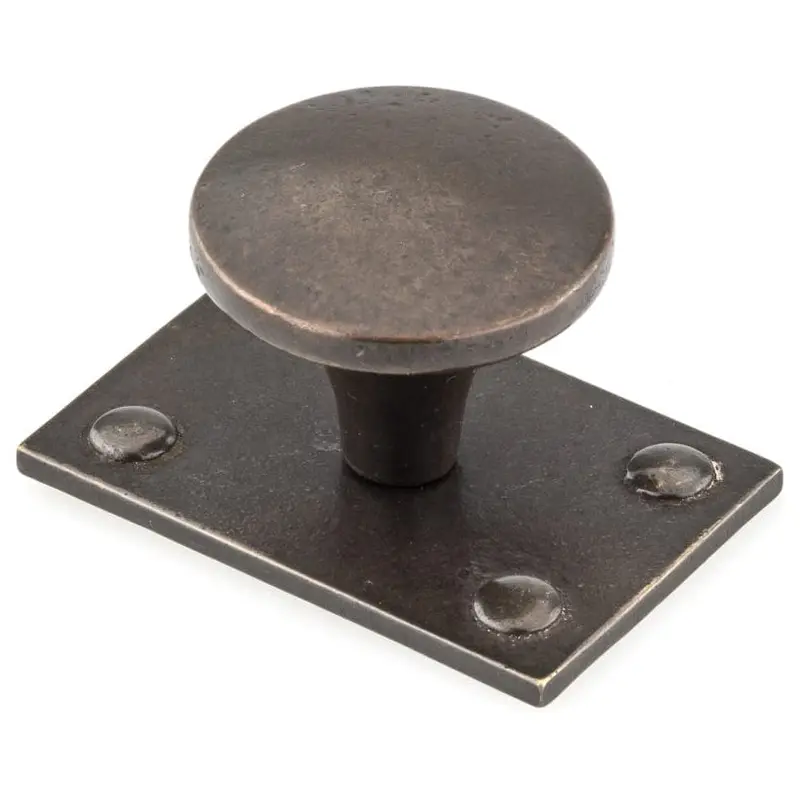 Traditional Knob, 1-1/2" D, Durham Bronze