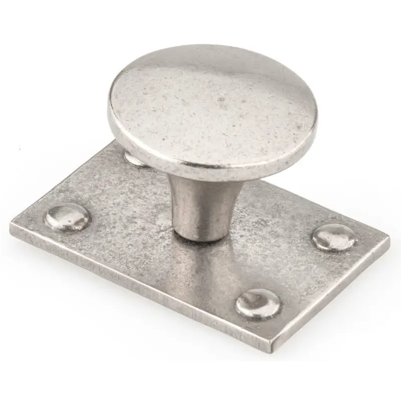 Traditional Knob - 1-1/2" D - Newcastle Antique Polished Nickel