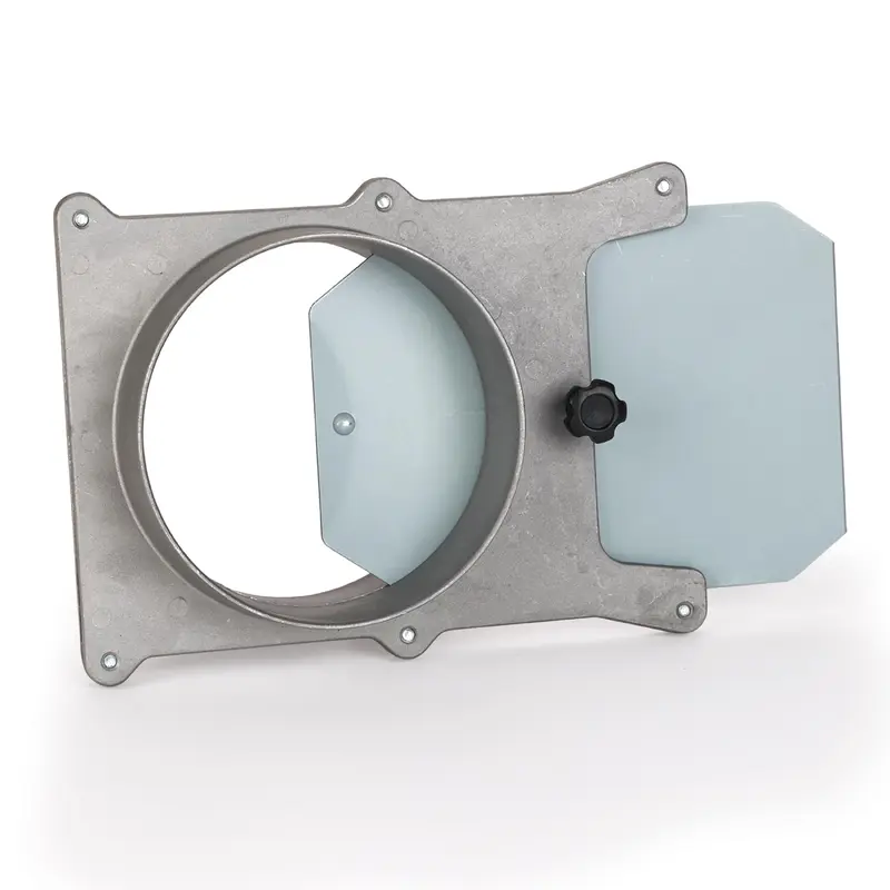 Aluminum Blast Gate Fitting for Dust Collection System - 5"