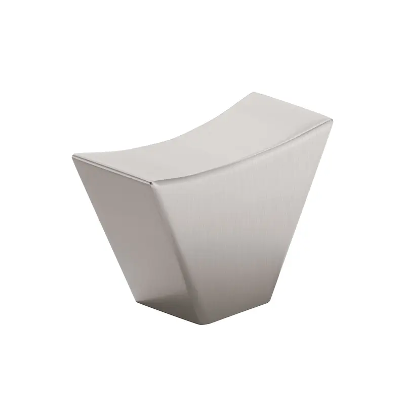 Contemporary Knob, 1-11/16" x 13/16", Brushed Nickel