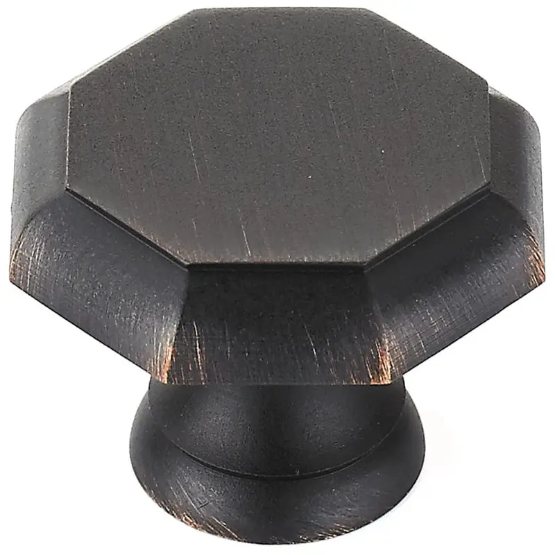 Transitional Knob, 1-3/16" D, Brushed Oil-Rubbed Bronze