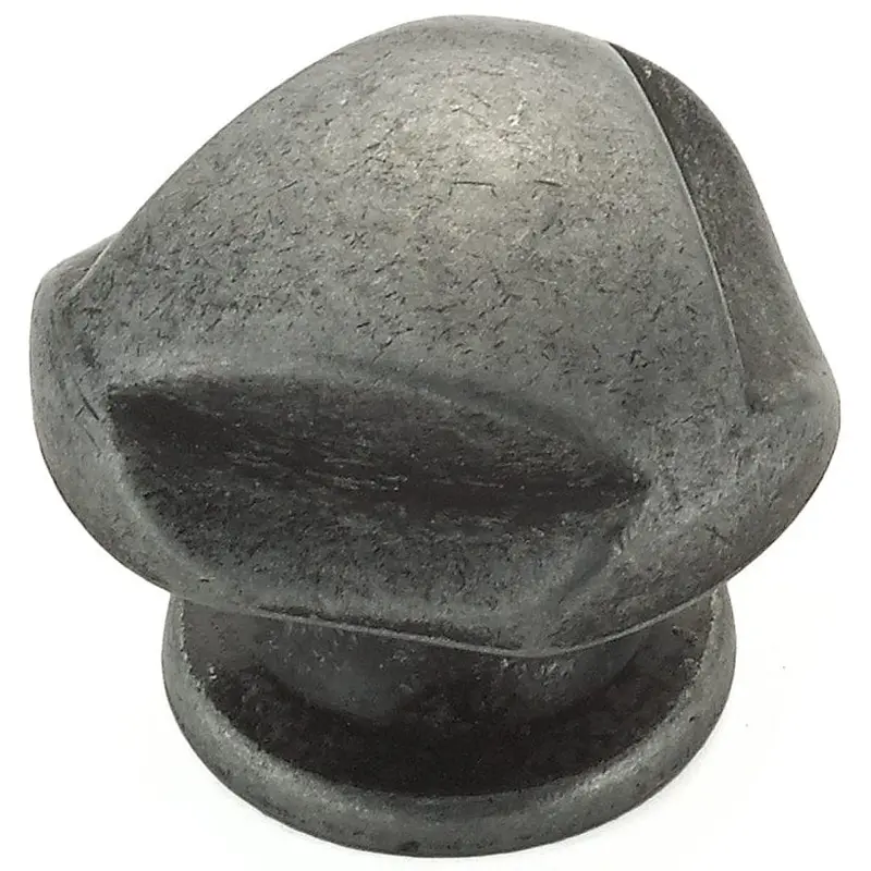 Traditional Knob, 1-1/8" D, Wrought Iron