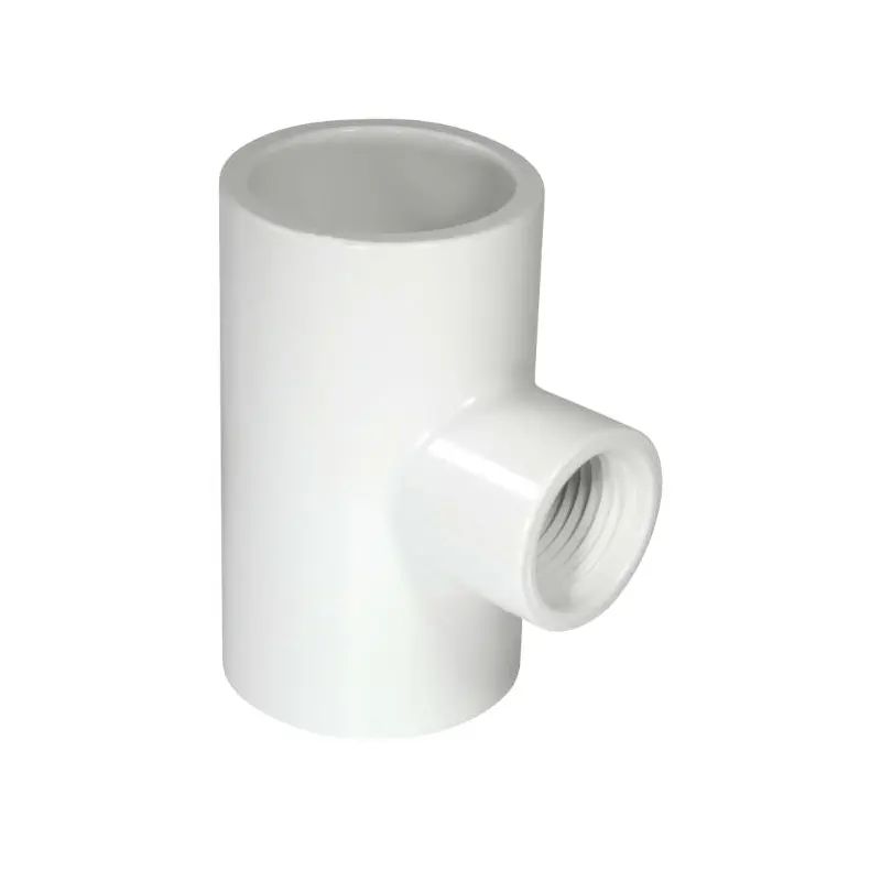 Xirtec PVC SCH 40 Reducing Tee SOCKET X SOCKET X FPT