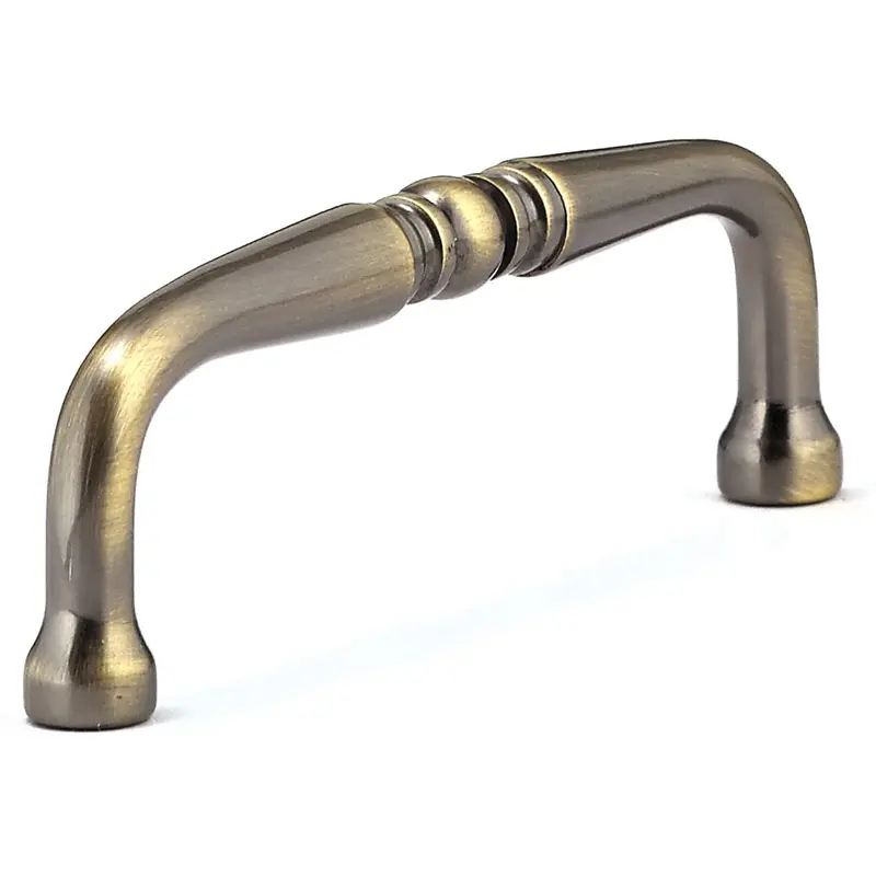 Traditional Pull, 3-1/2" Center-to-Center, Antique English