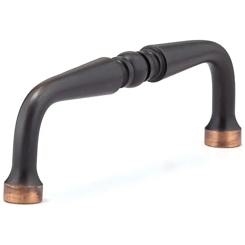 Traditional Pull, 3-1/2" Center-to-Center, Brushed Oil-Rubbed Bronze