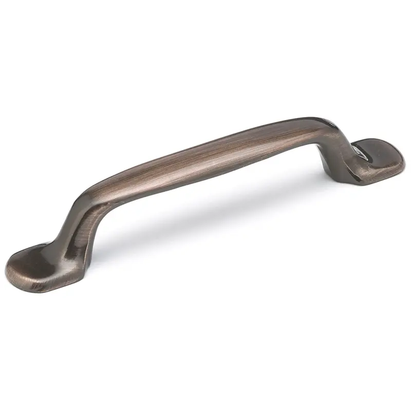 Traditional Metal Pull - 3-3/4" Center-to-Center - 5-3/16" OL -  Antique Copper