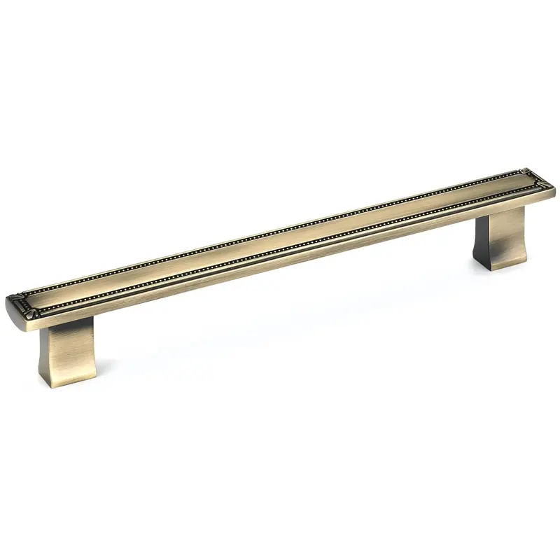 Traditional Pull, 7-9/16" Center-to-Center, Antique English