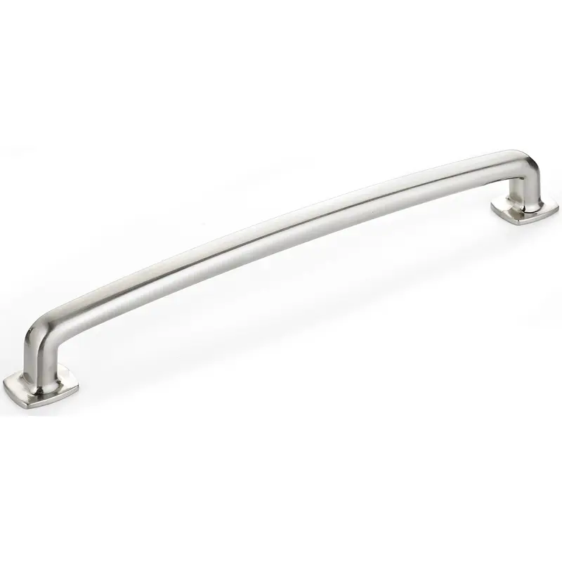 Transitional Pull, 7-9/16" Center-to-Center, Brushed Nickel