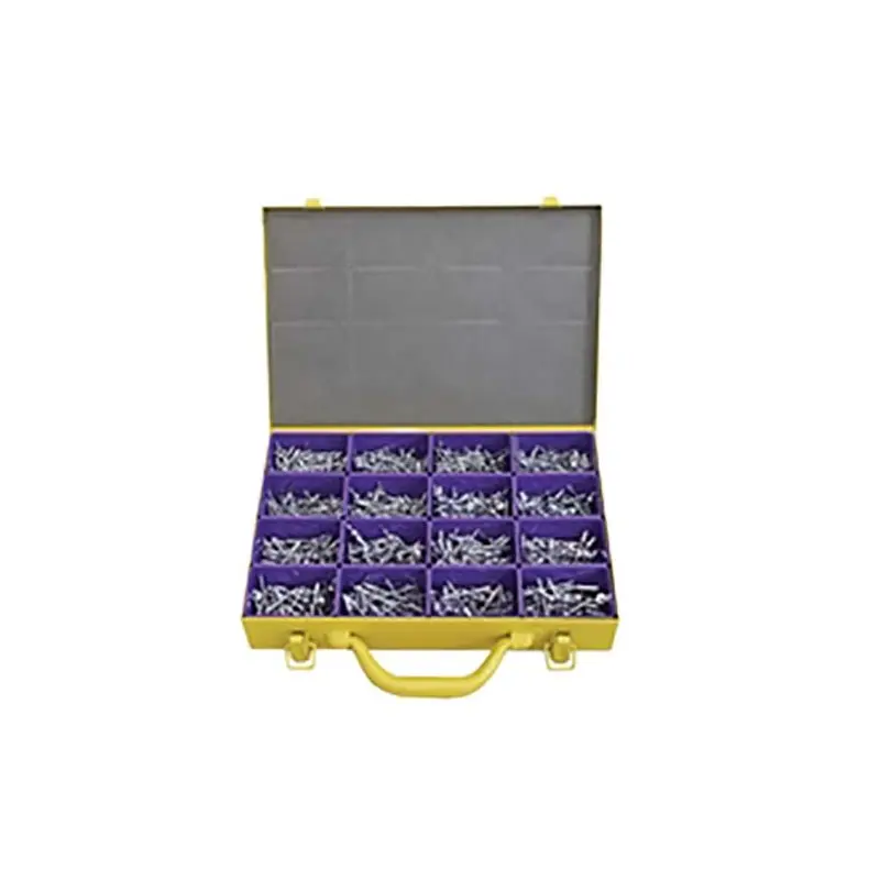 Dome Head Rivet (3.2 - 4.8mm) Aluminium Steel Assortment Kit