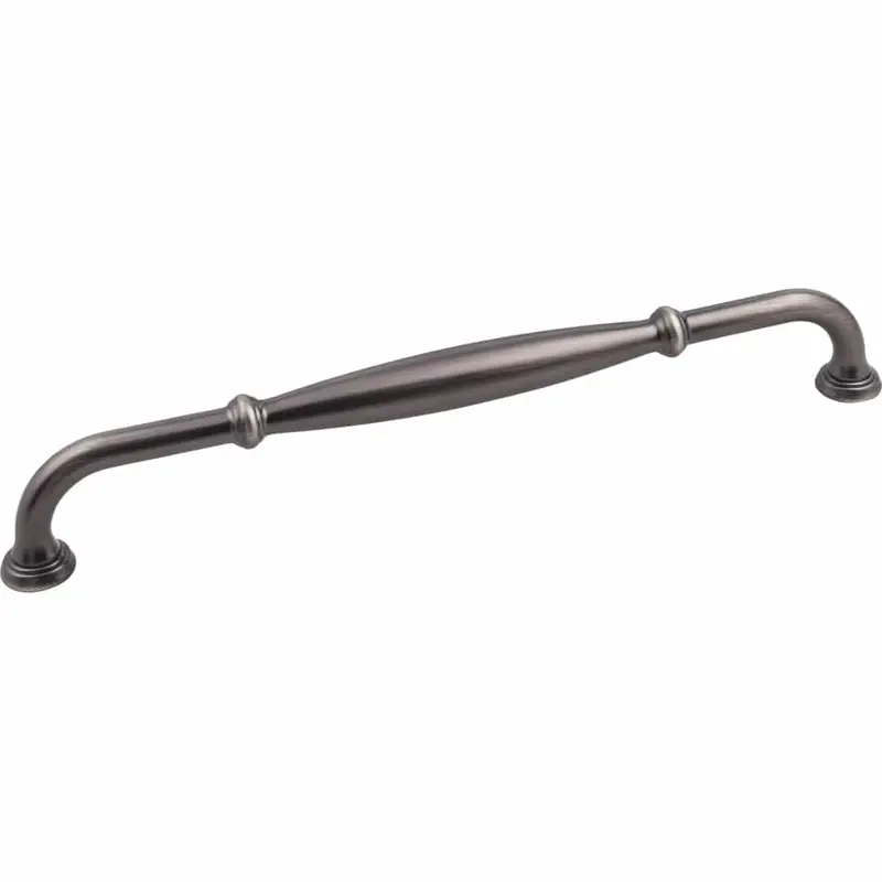 Tiffany Appliance Handle, 12" C/C, Brushed Pewter